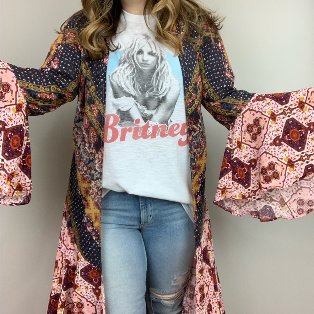 Mysterious Ways Kimono Duster S M L XL 1X 2X Umgee - Picture 5 of 8